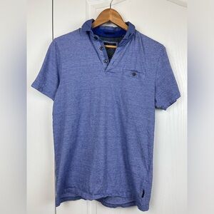 Ted Baker Polo Size 3 Small/Medium contrasting detail pocket